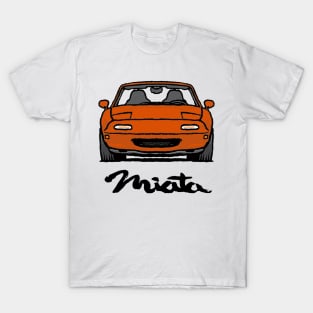 MX5 Miata NA Orange T-Shirt